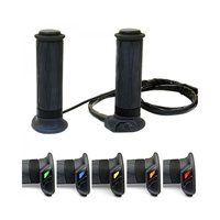 KOSO PREMIUM MANETKI PODGRZEWANE ZE STEROWNIKIEM 22MM `7-1` DŁUGOŚĆ - 130MM STEROWNIK ZINTEGROWANY 5 POZIOMÓW GRZANIA (OF691)